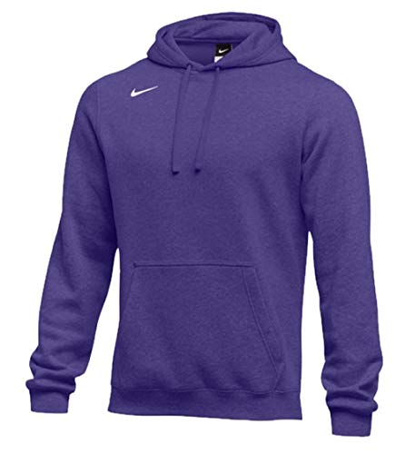 NIKE Herren Club Pullover Fleece Hoodie Kapuzenpullover, violett, XL