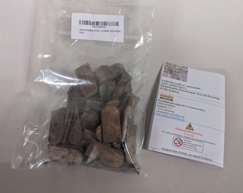 menta-modellbau Dachschindeln Tirol mit Rundung, 55 Stück Krippenbau Krippenzubehör Holzschindeln