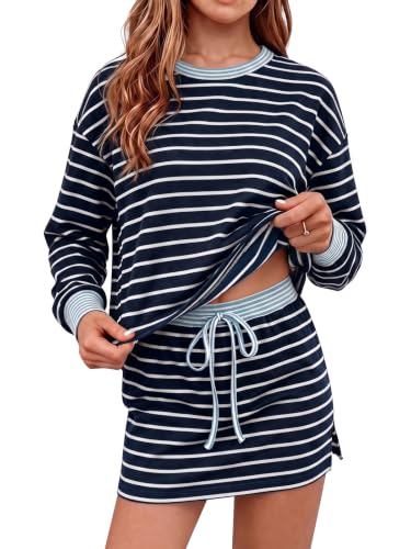  Striped 2-Piece Skort Set - image 1