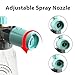 Sooprinse Foam Cannon, Adjustable Snow Foam Lance Transparent Body, Professional Car Foam Blaster with 1/4 Inch Quick Connector, 4000 PSI, 1L