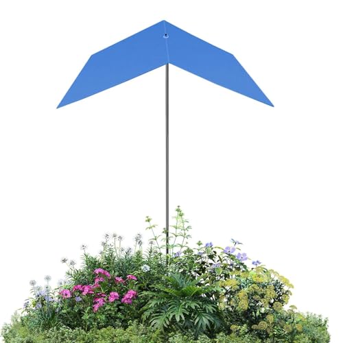 Evita hojas quemadas con el parasol de sombra para plantas de balcón