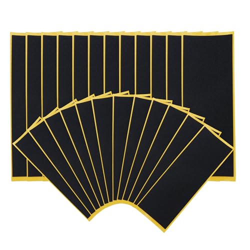 RACOFSB 0.5mm Thickness Fingerboard Foam Grip Tape 12 Pcs, Finger Skateboard Griptape 40mmX110mm (12)