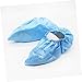 Zerodeko 4Pairs Reusable Non Slip Shoe Covers Static Foot Covers for Household Use Washable and Dustproof Fits All Blue Color for Labs and Workshops