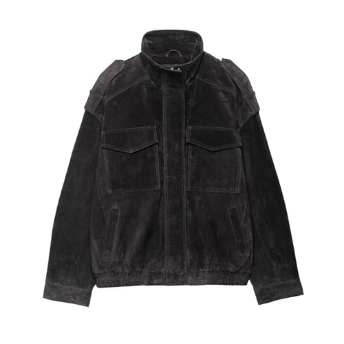 Trench élégant en cuir pour femme une pièce de mi-saison aux finitions haut de gamme