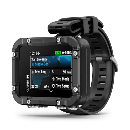 Garmin Descent™ X30, Rugged Dive Computer, Surface GPS, Button Controls,
