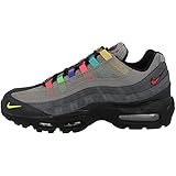 Nike Air MAX 95 SE, Zapatillas para Correr Hombre, Lt Charcoal Univ Red Black Lemon Venom Scream Green Obsidian, 42 EU Nike Air MAX 95 SE, Zapatillas para Correr Hombre, Lt Charcoal Univ Red Black Lemon Venom Scream Green Obsidian, 42 EU