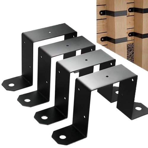 Anclaje de postes para terrazas y cubiertas de madera exterior 4x4 8