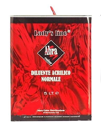 Disolvente acrílico puro Lady 's Line profesional para fondos transparentes y esmaltes de uso en carrocería/pintura industrial (normal)