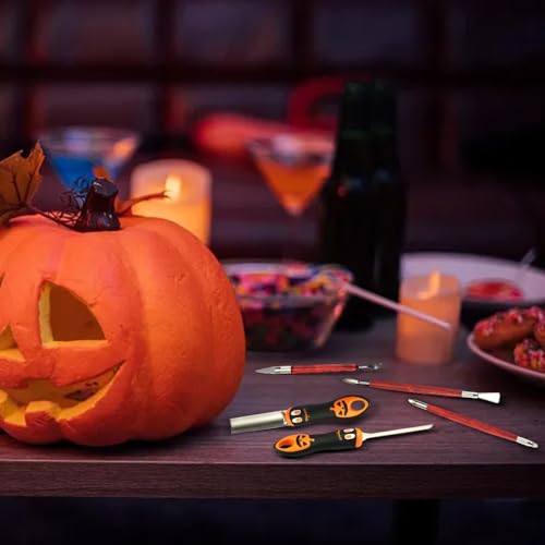 Pumpkin Carving Kit, Halloween Pumpkin Carving Tools 11Pcs Stainless Steel Pumpkin Carving Tools...