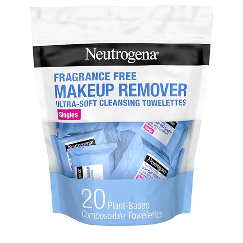 Neutrogena Fragrance-Free Makeup Remover Wipes Singles, Individua...
