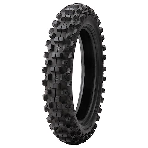 Tusk EMEX T-35 Soft/Intermediate Terrain Tire 90/100x14 Front or Rear Deep Tread Off-Road Trail Tube Type Motocross Motorcycle Dirt Bike Tire