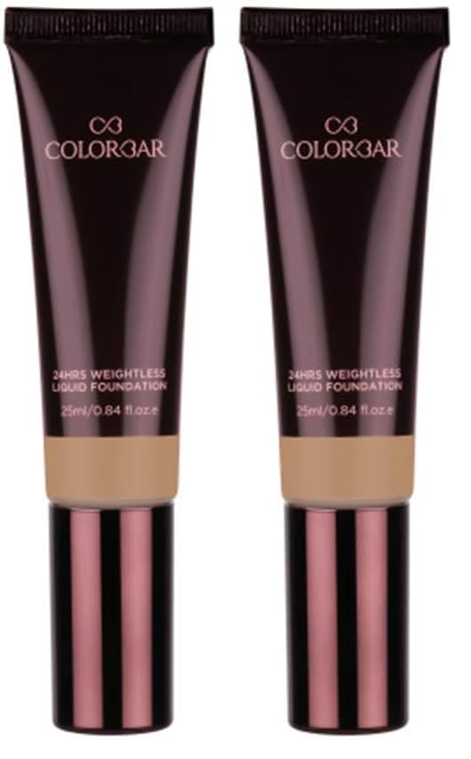 Image of Colorbar 24Hrs Weightless Satin Finish Full Coverage Liquid Foundation (Fc 4.1, 25 Ml), All (Pack of 2)