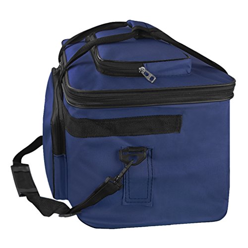 Image of Large Capacity Art Supply Storage Bag with Straps, Waterproof Art Craft Drawing Supplies Storage Tote Bag Portable Travel Craft Bag, Handle Carrier Bag for Craft Tool Supplies Storage Organization
