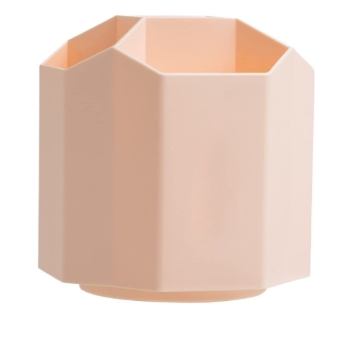Organizer Na Kosmetyki Do Makijażu Obrotowy Pulpit Do Przechowywania Pędzli Do Makijażu Wiadro Obsadka Do Pióra Prosty Organizer Na Przybory Do Makijażu Do Łazienki(Pink)