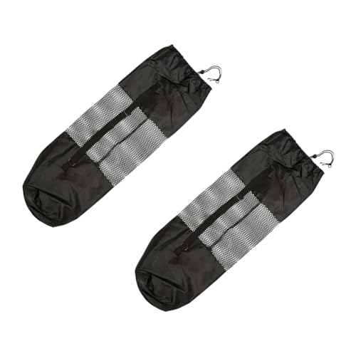 ccHuDE 2 Pcs Yoga Mat Mesh Bags Portable Exercise Yoga Mat Carriers Large Yoga Mat Storage Bags with Adjustable Strap