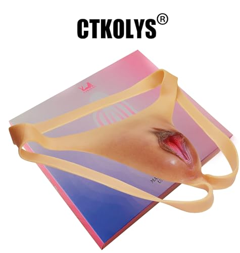 Men's Camel Toes Panty Hiding Gaff Silicone Double Thong for Crossdresser Transgender 1G 2G Cyber Skin2