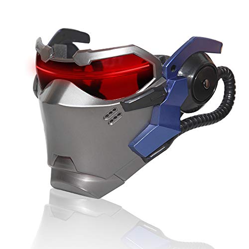 DMAR Overwatch John Morrison Cosplay Light-up Mask 1:1 Props Helmet Soldier 76 Weapon