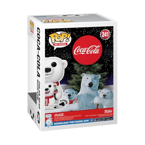 Funko Pop! & Buddy: Coca Cola Polar Bear-Cola - Bear & Cub - Coca-Cola - Vinyl-Sammelfigur - Geschenkidee - Offizielle Handelswaren - Spielzeug Für Kinder und Erwachsene - Ad Icons Fans