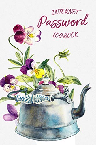 Internet Password Logbook: A Pretty “Find It Fast” Internet Password Journal with Big Alphabetical Tabs Plus Bonus Sections | Everything you Need in One Handy Logbook