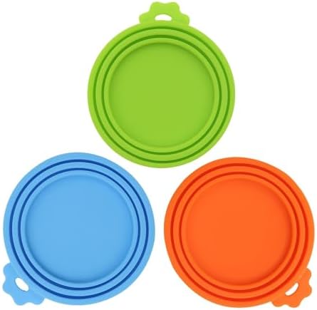 3 Pack Pet Food Can Covers Universal Can Lids Safe/Silicone Dog&Cat Food Can Lid Covers (green+blue+orange) 3 Pack Pet Food Can Covers Universal Can Lids Safe/Silicone Dog&Cat Food Can Lid Covers (green+blue+orange)