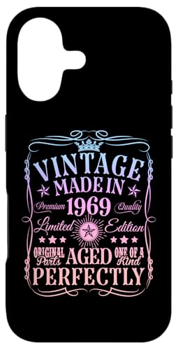 Décorations Vintage 57e Anniversaire Vintage 1969 57 Ans Coque pour iPhone 17