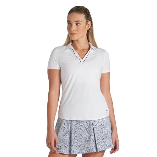 Image of Puma Women's Cloudspun Piped Ss Polo
