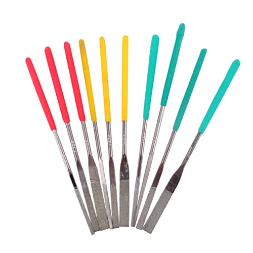 Housoutil Carbide Grinding Tool Different Files Sturdy Comfortable Rubber Handle for Diy Work