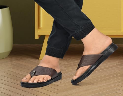 Image of HEALTH FIT Super Soft Ortho Care Bounce Back Anti-Skid Water Resistant Slippers /Doctor Chappal & Footwear-Men 116