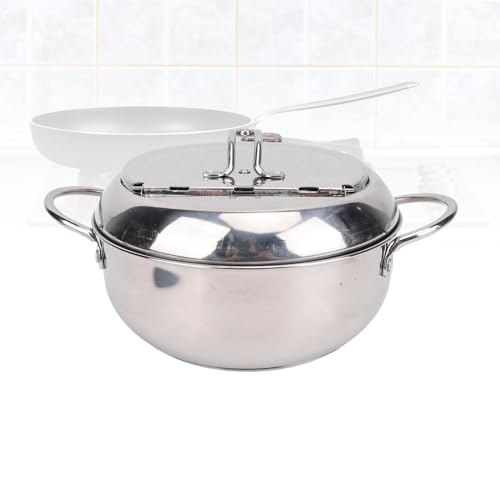 Friteuse en acier inoxydable durable de 2,2 L compatible plaques induction