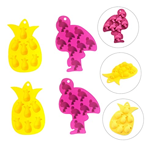 Moldes de silicona para hielo y chocolate 4 piezas miniatura 6
