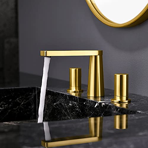 Robinet de lavabo répandu 3 trous anti-trace pour en finir avec le calcaire