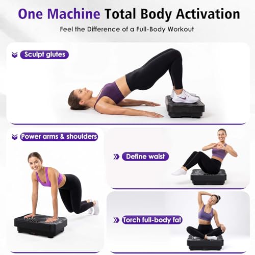 Image of Homesy Vibration Plate Exercise Machine for Lymphatic Drainage & Fitness