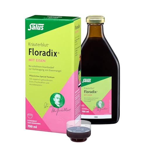 Kräuterblut Floradix mit Eisen - Flüssigkeit zum Einnehmen 1x 700 ml - Für volle Eisenspeicher statt Eisenmangel - Pflanzliches Tonikum natürliche Kräuterauszüge und Vitamin C