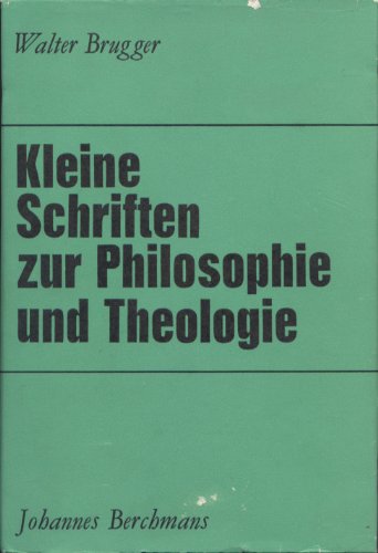 Preisvergleich Produktbild Kleine Schriften zur Philosophie und Theologie