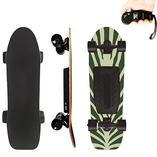 Skateboard Elettrico Fuoristrada Con Telecomando, Skateboard Professionale Da 170 W Per Esterni, Velocità Massima 22 Km/H, Autonomia 26 Km, Controllo A 4 Velocità, Per Pendolari/Adolescenti/Adulti B