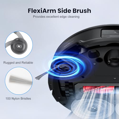 Image of 28 Pack Accessories Kit for Roborock Saros 10R /Saros 20 /Qrevo Edge 2 Vacuum | 2 Pairs Mainbrush 6 Side Brush 4 Filter 6 Mop Pads 6 Dust Bags 1 Cleaning Brush 1 Screwdriver
