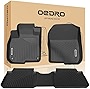 OEDRO Floor Mats Compatible for 2017-2022 Honda CR-V, Unique Black TPE All-Weather Guard Includes 1st and 2nd Row: Front, Rear, Full Set Liners