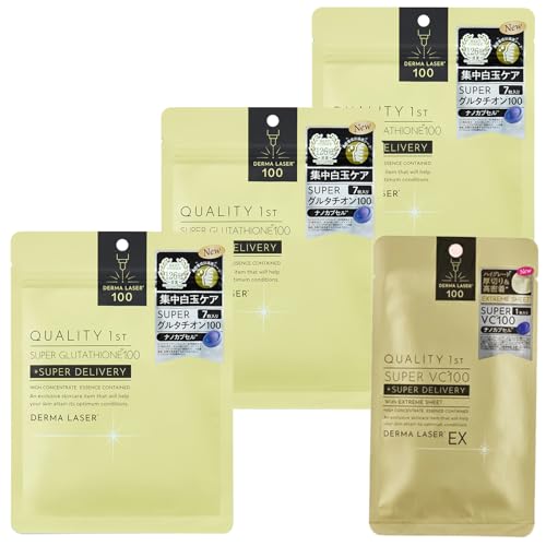 �N�I���e�B�t�@�[�X�g(Quality 1st) �_�[�}���[�U�[ �X�[�p�[ �O���^�`�I��100 �}�X�N (3�Z�b�g) �t�F�C�X�p�b�N �V�[�g�}�X�N/������ (�O���^�`�I��) ���{��/EX�X�[�p�[VC 1���t��