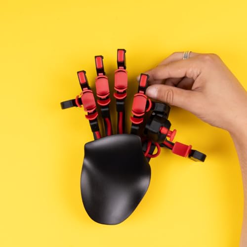 Image of AZERON Gaming Keypad - Programmable One Handed Gaming Keyboard for PC Gaming, Hall Effect Joystick and 30 Programmable Keys, 3D Printed Keypad for Righties (Red, Cyborg II Compact)