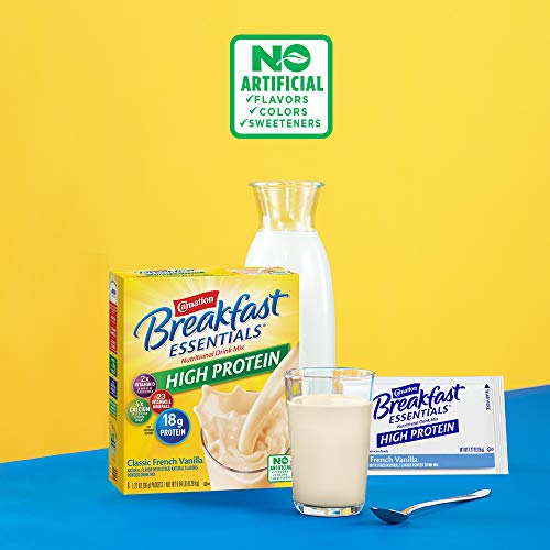 Carnation Breakfast Essentials High Protein Powder Drink Mix, Classic French Vanilla, 10.24 Ounce(Pack Of 6) (Packaging May Vary) #TOP3