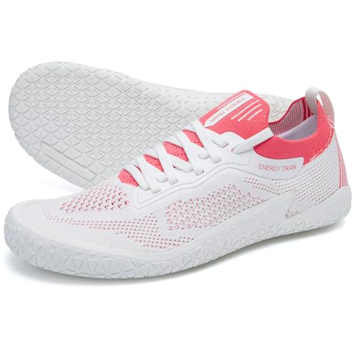 ALEADER Women's Cross Training Shoes Wide Toe Box, Zero Drop Barefoot Sneakers for Walking, Yoga,...