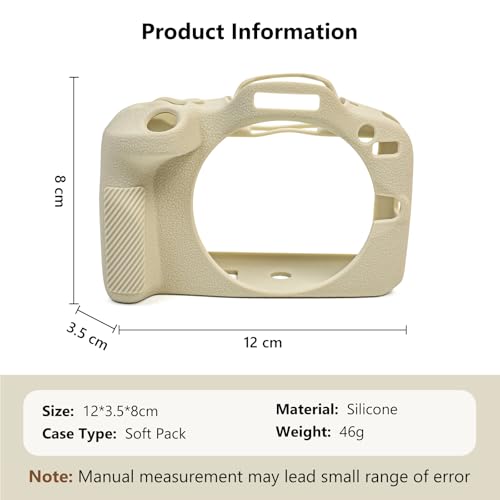Funda de silicona MUZIRI KINOKOO para cámara Canon EOS R100 miniatura 3