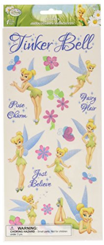 Sandylion Disney Stickers Packaged, Tinker Bell Glitter