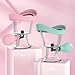 Lovufir Eye Wash Cup, Eye Wash Bath Kit Eyewash Cup for Eye Rinse,Portable Eye Care Tool - Silicone Manual Air Pressure Eye Cleaning Cup for Soothing, Cleaning Eye Dust, Makeup Irritants(Pink)