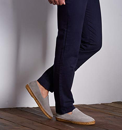VISCATA Capsasal Suede Espadrilles Handmade Men's Espadrille Flats with Super Soft Suede 100% Natural Jute Midsole Rubber Sole for Extra Comfort for All Casual Occasions2
