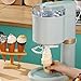 ZYJIX Macchina per Gelato Soft E Macchina per Yogurt per Uso Domestico, Bar, Caffetteria - Macchina Automatica per Dessert Surgelati da 1 Litro con Congelatore Incorporato immagine