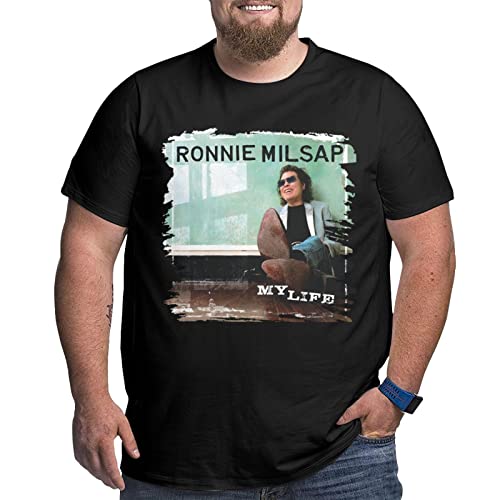 Men Plus Size T Shirt Man's Tops Short Sleeve Pattern Cotton Tee