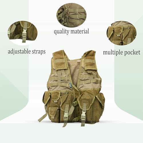 Image of Azad tactical vest for ary with stuff oragnizer and poches