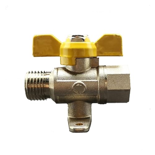 Vanne papillon marche/arrêt 1/2 DN15 avec double buse de gaz