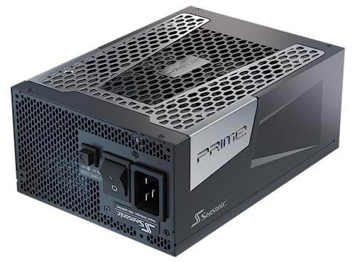 Image of Seasonic Prime ATX 3.0 TX-1600, 1600W 80+ Titanium, Full Modular, Fan Control in Fanless & Intel CoreTM i9-14900K New Gaming Desktop Processor 24 (8 P-cores + 16 E-cores)